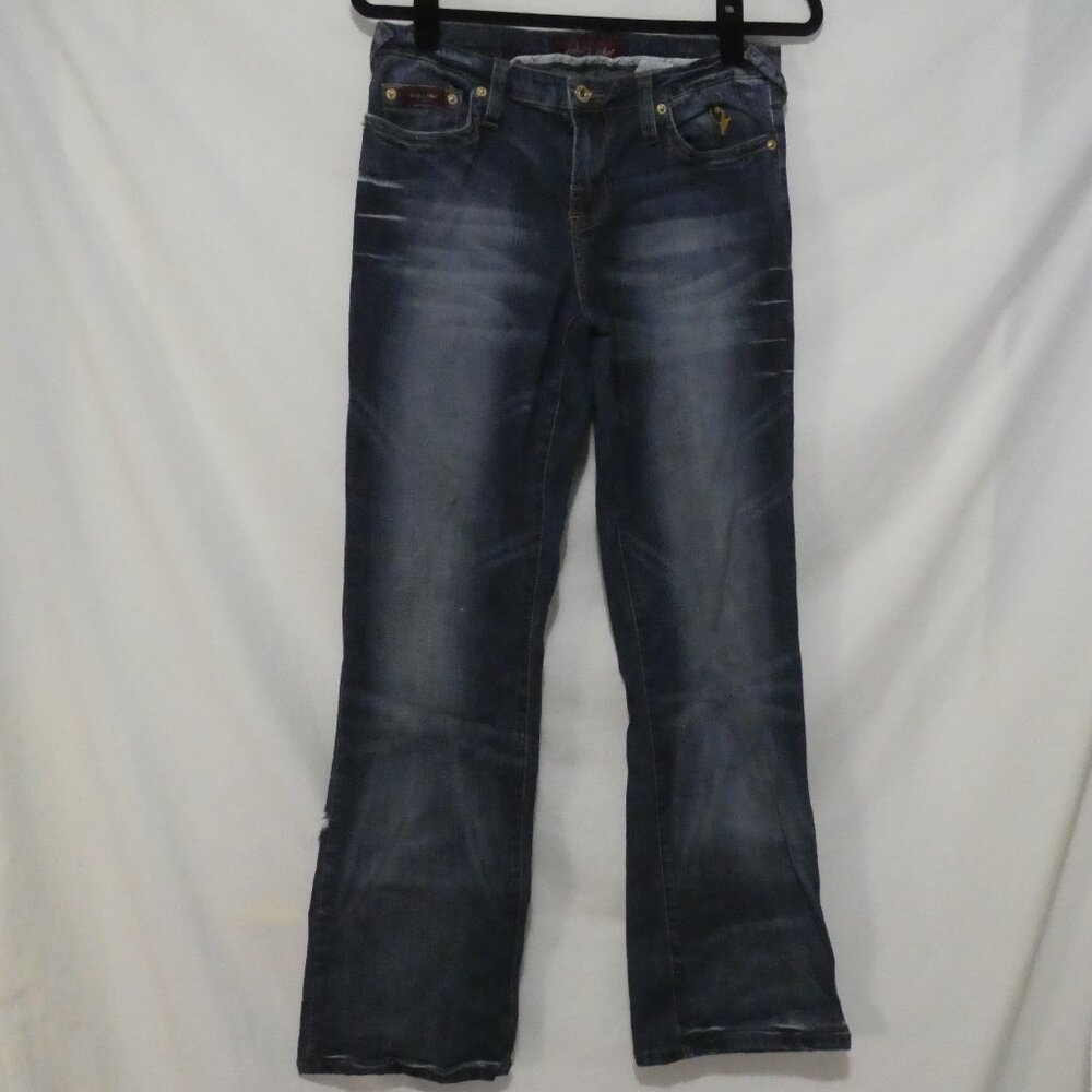 BABY PHAT | size 9 | Classic Blue Straight Leg Jeans